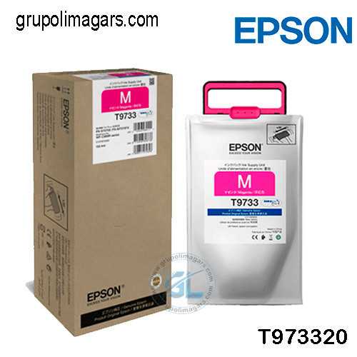 Tinta Epson T973 T973320 Color Magenta Para Impresora Epson Workforce Wf-C869R Rendimiento 22.000 Páginas