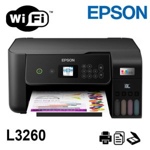 impresora epson ecotank l3260 velocidad de impresion negro 33 ppm y 15 ppm en impresion borrador y 10 ppm en negro y 5ppm