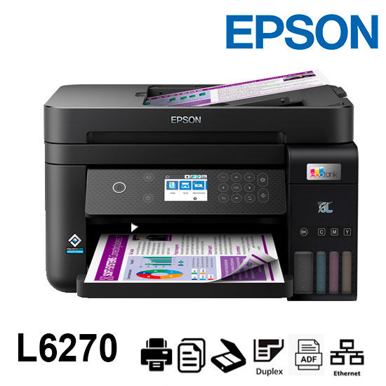Impresora Epson Ecotank L6270 Wifi multifuncional adf de 30 paginas,