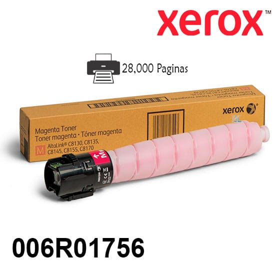 Toner Xerox 006R01756 Magenta para impresora  AltaLink C8130/C8135 rendimiento 28000 paginas
