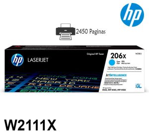 Toner Hp 206X Cyan