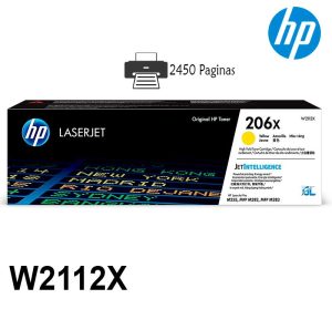 Toner Hp 206X Yellow