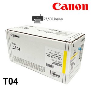 Toner Canon T04 Yellow