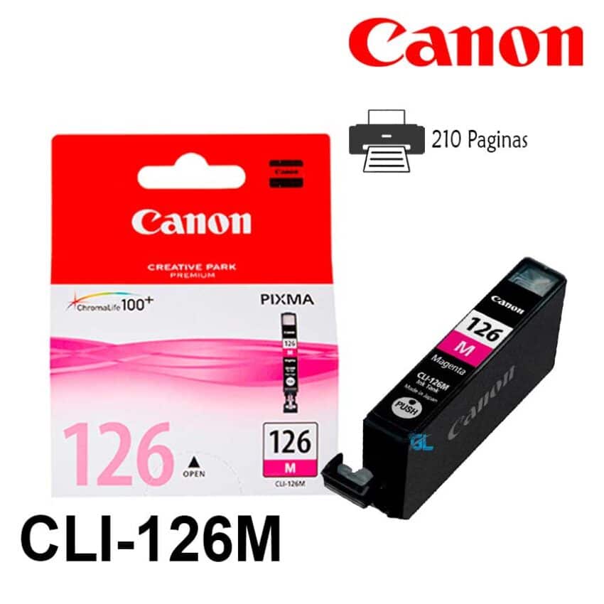 Tinta Canon CLI-126M Magenta