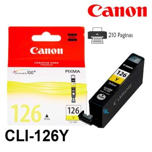 Tinta Canon CLI-126Y Yellow
