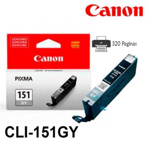 Alternative view of Tinta Canon CLI-151GY Gris MG-6210/5410 Original