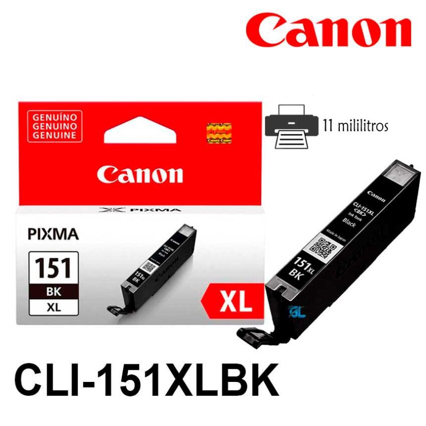 Tinta Canon CLI-151XL Negro