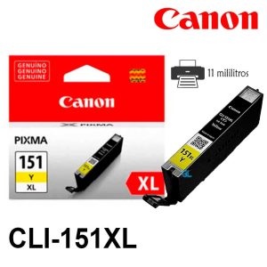 Alternative view of Tinta Canon CLI-151XL Yellow MG-6210/5410 Original