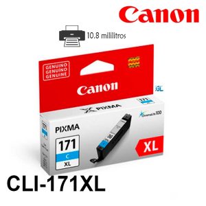 Alternative view of Tinta Canon CLI-171XL Cyan MG5710 Original