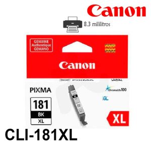 Tinta Canon CLI-181XL Negro