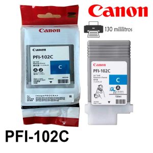 Tinta Canon PFI-102C Cyan