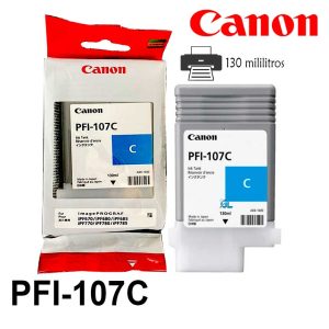 Tinta Canon PFI-107C Cyan
