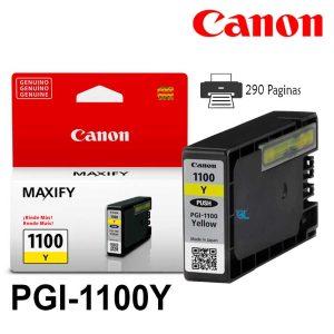 Alternative view of Tinta Canon PGI-1100 Yellow MB2010 Original