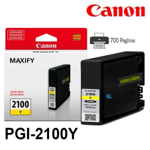 Alternative view of Tinta Canon PGI-2100Y Yellow MB5310 Original