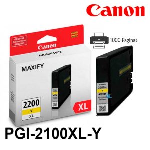 Alternative view of Tinta Canon PGI-2100XL Yellow MB5310 Original