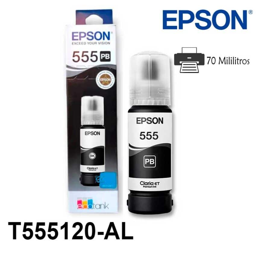 Tinta Epson T555120-AL Negro Foto