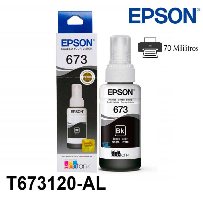 Tinta Epson T673120-AL Negro