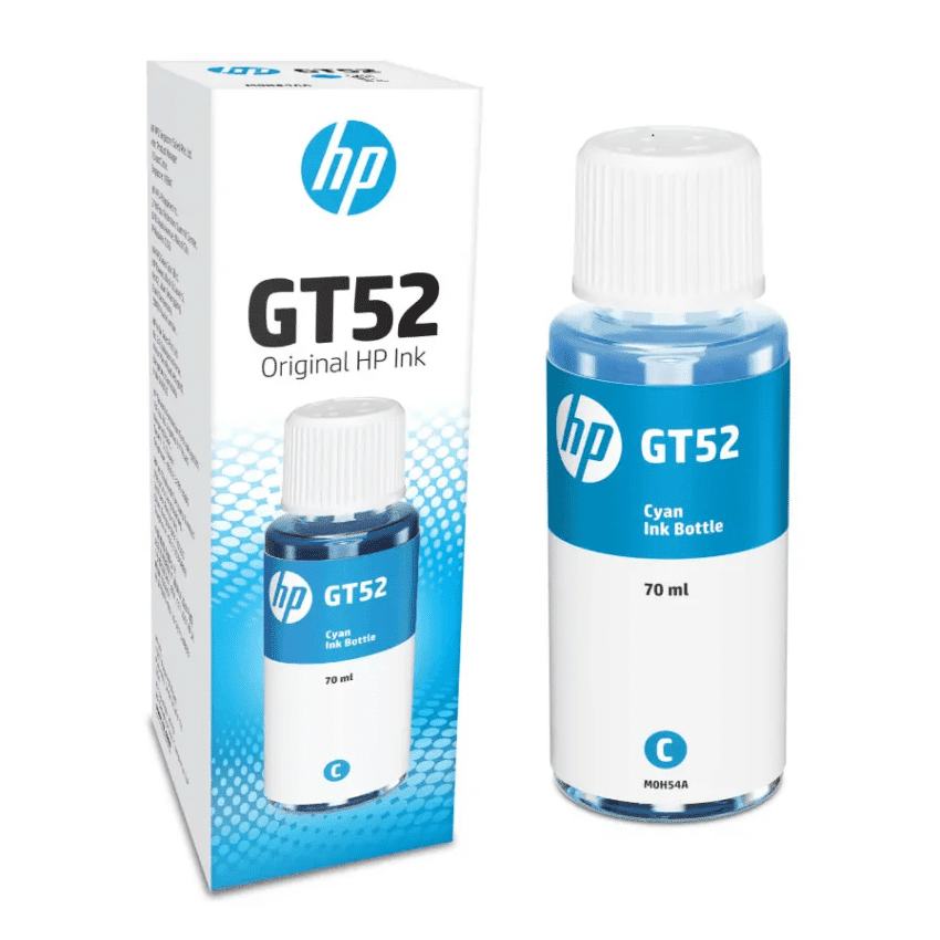 Tinta Hp M0H54AL GT52 Cyan, Impresora HP DeskJet GT serie 5800. Rendimiento 8,000 Paginas. ➤ Cartucho ➤ GT52 ➤ Original. ✓ ¡Compre Aqui! ✓