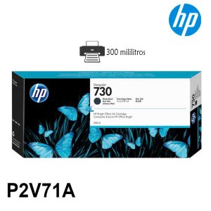Alternative view of Tinta Hp P2V71A 730 300ml Negro Mate Original