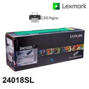 Toner Lexmark 24018SL Negro