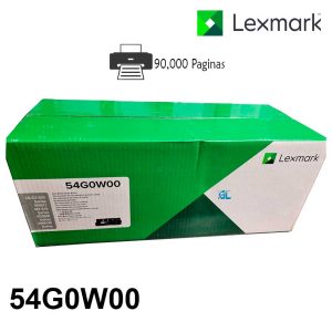 Alternative view of Waste Lexmark 54G0W00 Original