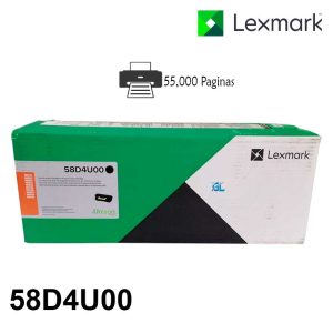 Toner Lexmark 58D4U00 Negro