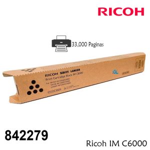 Alternative view of Toner Ricoh 842279 Negro IM C6000 Original