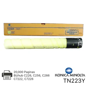 Toner Konica Minolta TN223Y Yellow C226, C256, C266, C7222