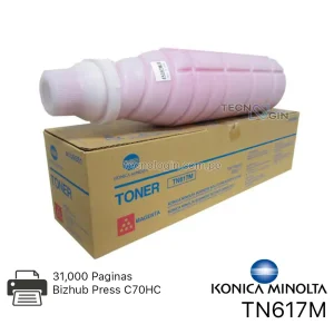 Toner Konica Minolta TN617M Magenta Bizhub Press C70HC