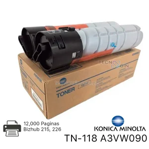 Alternative view of Toner Konica Minolta TN118 Bizhub 215, 225