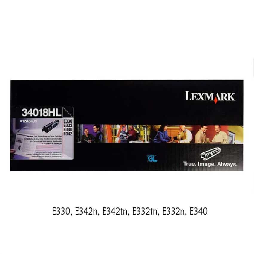 Toner Lexmark 34018HL Negro