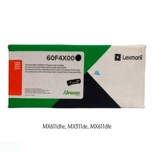 Toner Lexmark 60F4X00 Negro Original
