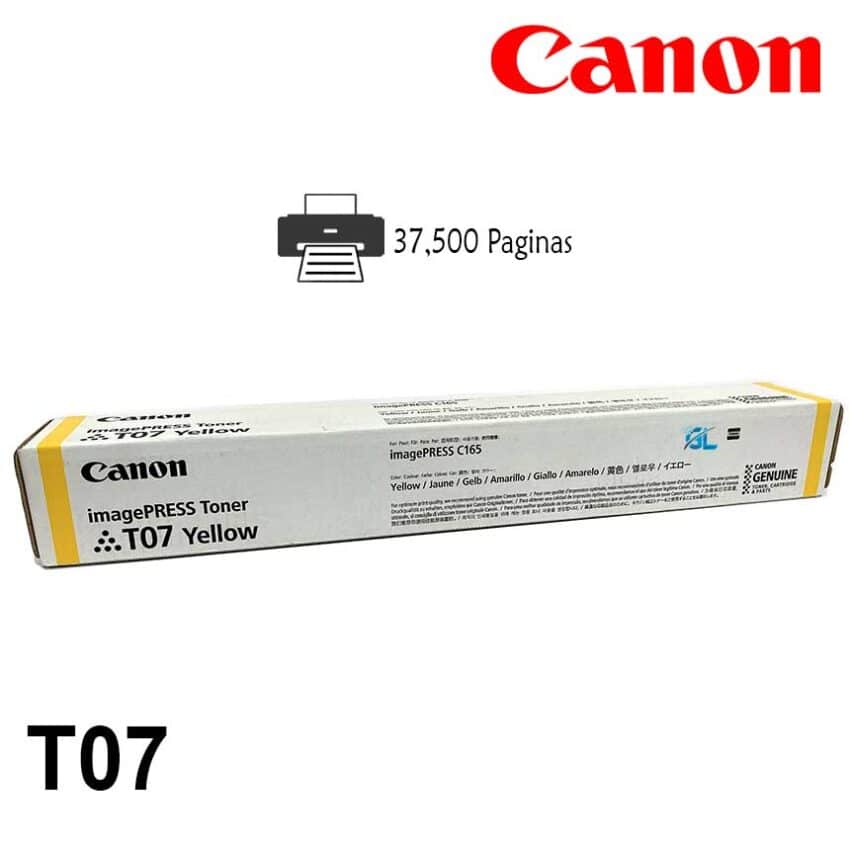 Toner Canon T07 Yellow