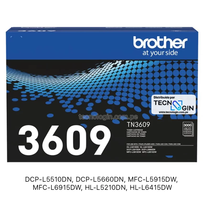 Toner Brother TN-3609 DCP-L5660DN MFC-L6915DW