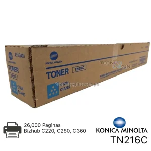 Toner Konica Minolta TN216C Cyan 